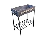 Mangal, Holzkohlegrill Schaschlik Grill aus Stahl 3 mm (Grill)