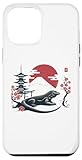 Hülle für iPhone 15 Plus Floral Wildlife Eidechse Japanische Kunst Komodo...