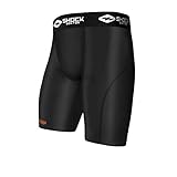 ShockDoctor Herren Tiefschutz Kompressions Short Tasche ohne Cup, Black, XL