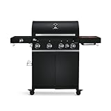 BURNHARD 4-Brenner Gasgrill Big FRED Deluxe Black Series 3 inkl....