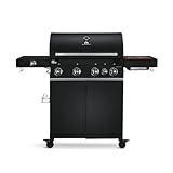 BURNHARD 4-Brenner Gasgrill Big FRED Deluxe BLACK Series 3 inkl....