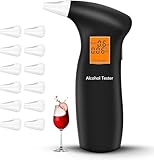 RUTIDA Alkoholtester Polizeigenau, Alkohol Tester Promillemessgerät mit 12...