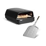 BURNHARD Gas Pizzaofen - Tony inkl. Pizzaschieber, 450 °C, Tragbarer 5,9...