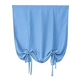 1 x römischer Vorhang, beige, zum Binden, für Kinderzimmer, Fenster,...