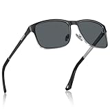 CARFIA Sonnenbrille Herren Polarisierte Sunglasses Metallrahmen mit...