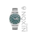 Nixon Herren Analog Quarz Uhr mit Edelstahl Armband A1346-5165-00