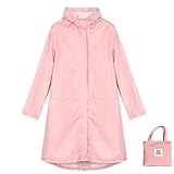 DSFDFDG Regenmäntel for Damen und Herren, lang, wasserdicht, Winddicht,...