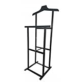 HAC24 Kleiderbutler Schwarz 102 x 47 x 36 cm Holz Kleiderständer...