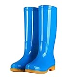 Generisch Damen Regenstiefel Langschaft Gummistiefel Wasserdicht...