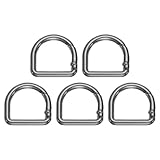 HARFINGTON D-Ring-Schlüsselhaken aus Metall, 22 mm, kleiner...