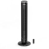 Brandson - Turmventilator mit Fernbedienung - Aromafach – sehr leise –...