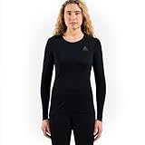 Odlo Thermounterwäsche Damen Merino 200 I Merino Unterwäsche I Langarm...