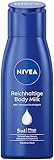 NIVEA Reichhaltige Body Milk Mini (75 ml), intensiv pflegende Körpercreme...