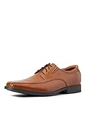 Clarks Herren Tilden Walk Oxford-Schuh, Dark Tan Lea, 43 EU