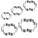 Apausvcm 5Stk Ausstechformen Blume Set,Edelstahl...