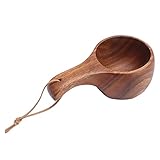 Natürlicher Trinkbecher aus Holz mit Einzigartiger Holzmaserung (Typ 2)