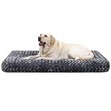 KSIIA Hundebett Grosse Hunde Waschbar, XL Hundekissen flauschig, Hundematte...