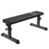 GORILLA SPORTS® Hantelbank - Verstellbar, bis 200 kg Belastbar, aus Stahl...