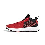 adidas Herren OWNTHEGAME 2.0 Sneaker, Vivid red/FTWR White/core Black, 43...
