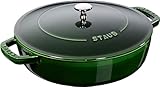 STAUB 40511-478-0 Sauteuse en Fonte, Basilic, 28 cm