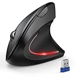 TECKNET Ergonomische Maus, Kabellose Bluetooth Vertikale Maus(BT 5.0+BT...