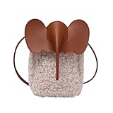 KIFSDLF Damen-Schultertasche, Handtasche, Umhängetasche aus PU-Leder,...