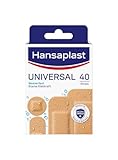 Hansaplast Universal Pflaster (40 Strips), schmutz- und wasserabweisende...