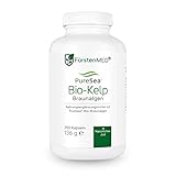 FürstenMED® 250 Bio Kelp Kapseln mit 315µg Jod pro Kapsel - Kelp Algen...