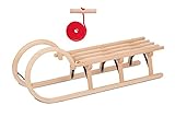 Holzschlitten 110cm Schneeschlitten Schlitten Davoser Schlitten...