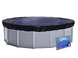 QUICK STAR Poolabdeckung Rund für 320-366 cm Pools | Planenmaß Ø 420 cm...