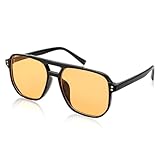 FEISEDY Retro Square Sonnenbrille Damen Herren 70er Jahre Vintage Trendy...