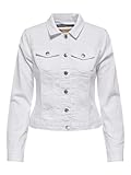 ONLY Damen Jeansjacke ONLWonder Life Übergangsjacke mit Knopfleiste...