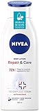 NIVEA Repair & Care Body Lotion (400 ml), Lotion für sehr trockene Haut &...