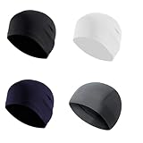 GFTCGK Fahrradmütze Unter Helm, 4er Set Fahrradmütze, Atmungsaktive...