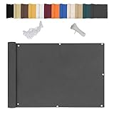 Balkonverkleidung UV-beständig 100% Polyester Gartenumrandung für...