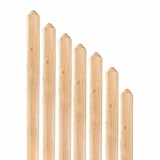Mega Holz Zaunlatten Paket ' Mallorca ' 10 Stück aus Lärchenholz 120 cm...