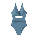 Générique Swimsuits Damen-Badeanzug-Set mit ausgeschnittenen Trägern,...