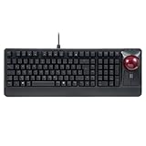 Perixx periboard-522 Kabelgebundene mechanische Trackball Tastatur – 5,5...