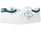 New Balance Herren 480 Sneaker, Weiß/Grün, 44.5 EU