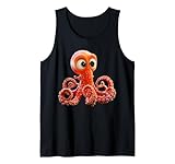 Oktopus Kleiner Kraken Tintenfisch Meer Liebe Süßer Oktopus Tank Top