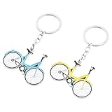 Ziyonix 2 Pcs Schlüsselanhänger Fahrrad Paare Schlüsselanhänger Set...