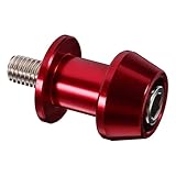 PACKOVE Schwingarmständerschraube Motorrad Aluminiumlegierung Rot 8mm Ein...