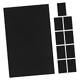 Beatifufu 10 Stück Teiliges Sandkunstpapier Schwarzes Sandpapier für...