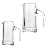 VINTORKY 2 Stück Spirituosenspender aus Glas 100 Ml 150 Ml mit Skala...