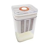 1100 ml Joghurtfilter | 10x17,5 cm Haushaltssieb | Wiederverwendbares...