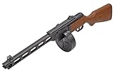 B.W. Softair MG PA46 Gewehr Maschinengewehr ABS Wood - mit Trommelmagazin &...