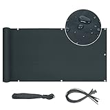 Sekey Balkon Sichtschutz Balkonabdeckung 90x600cm, Balkonsichtschutz...