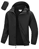 33,000ft Wasserdichte Regenjacke für Herren Atmungsaktiv Fahrrad Jacke...