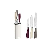 WMF ElementsJoy Messerblock mit Messerset 4-teilig, 3 Messer, Block aus...