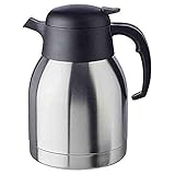 APS Isolierkanne „Classic“, Kaffeekanne mit Drehverschluss, Ø 14 cm,...